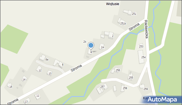 Sułkowice, Stroma, 4, mapa Sułkowice