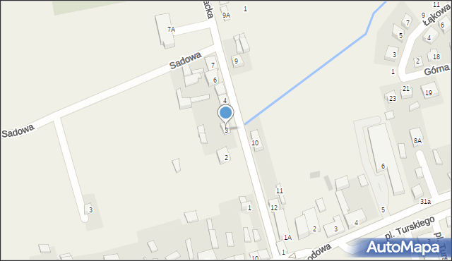 Sulmierzyce, Strażacka, 3, mapa Sulmierzyce