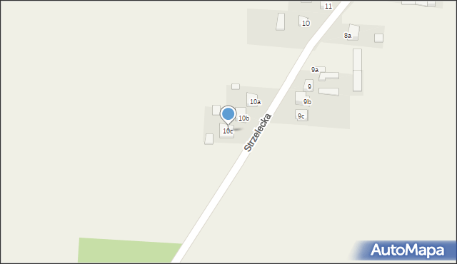 Sulmierzyce, Strzelecka, 10c, mapa Sulmierzyce