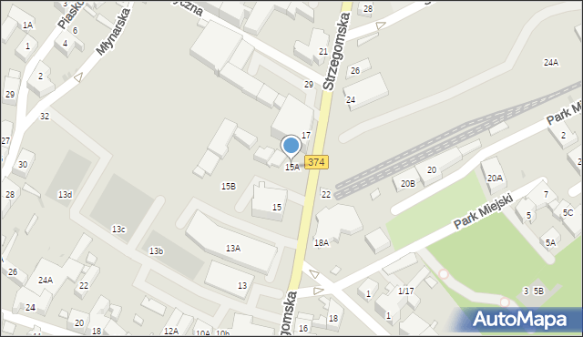 Świebodzice, Strzegomska, 15A, mapa Świebodzice