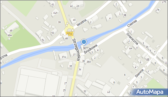 Świebodzice, Strzegomska, 38, mapa Świebodzice