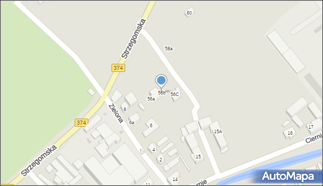Świebodzice, Strzegomska, 56b, mapa Świebodzice