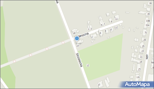 Świebodzin, Strzelecka, 16, mapa Świebodzin