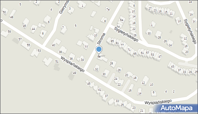 Świecie, Stroma, 6e, mapa Świecie