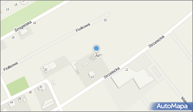 Święciechowa, Strzelecka, 15a, mapa Święciechowa