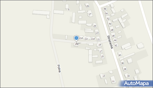 Święta, Strażacka, 19a, mapa Święta
