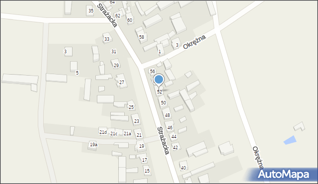 Święta, Strażacka, 52, mapa Święta