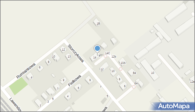 Święta Katarzyna, Storczykowa, 14A, mapa Święta Katarzyna