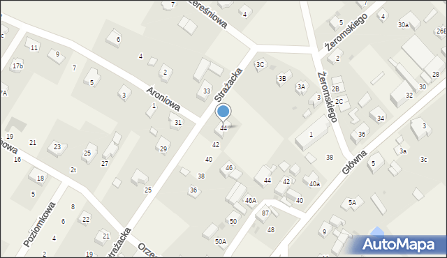 Święta Katarzyna, Strażacka, 44, mapa Święta Katarzyna