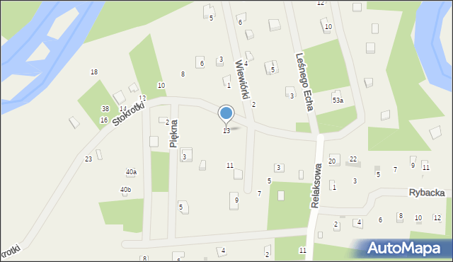 Świniotop, Stokrotki, 13, mapa Świniotop