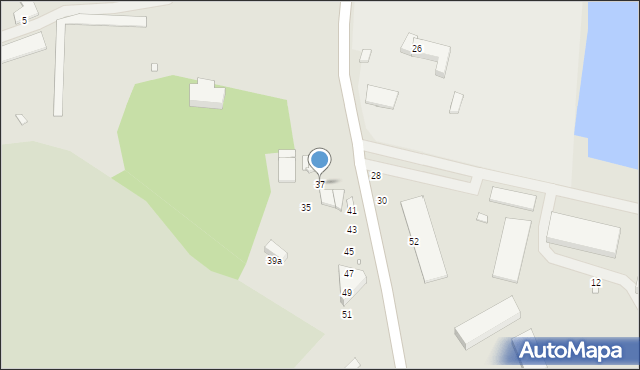 Świnoujście, Steyera Włodzimierza, kadm., 37, mapa Świnoujście