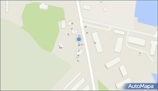 Świnoujście, Steyera Włodzimierza, kadm., 45, mapa Świnoujście