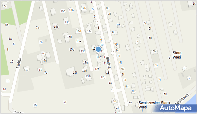 Swolszewice Małe, Stara Wieś, 12e, mapa Swolszewice Małe