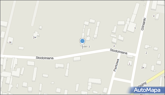 Szadek, Stodolniana, 2, mapa Szadek