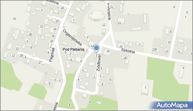 Szaniec, Stok, 1, mapa Szaniec