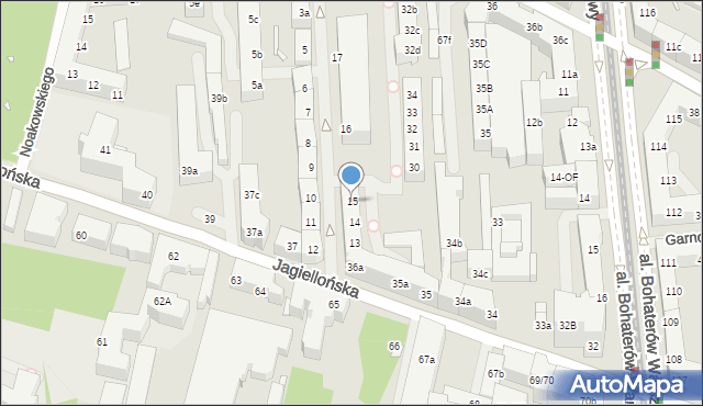 Szczecin, Strzelecka, 15, mapa Szczecina