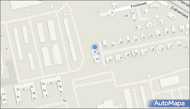 Szczecin, Starego Wiarusa, 38, mapa Szczecina