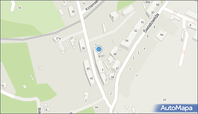 Szczecin, Strzałowska, 5, mapa Szczecina