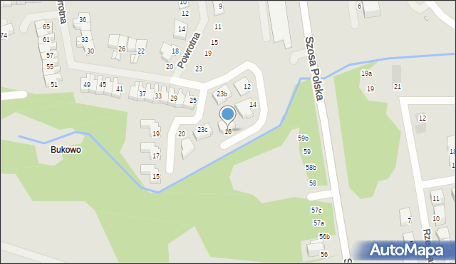 Szczecin, Strzelców Karpackich, 16, mapa Szczecina