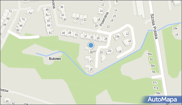 Szczecin, Strzelców Karpackich, 19, mapa Szczecina