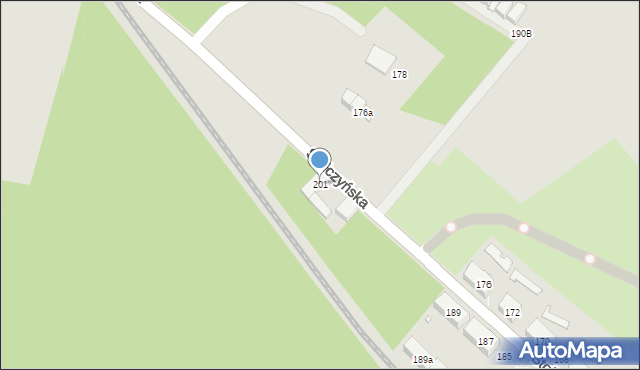 Szczecin, Stołczyńska, 201, mapa Szczecina