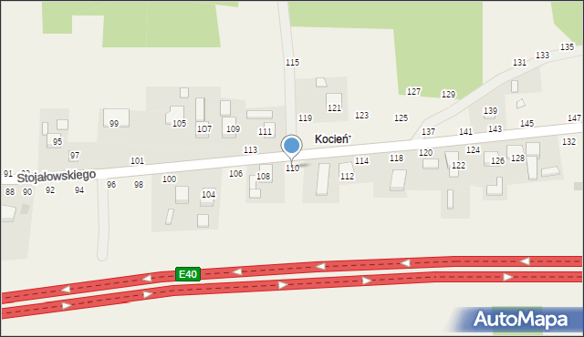 Szczepanów, Stojałowskiego Stanisława, ks., 110, mapa Szczepanów