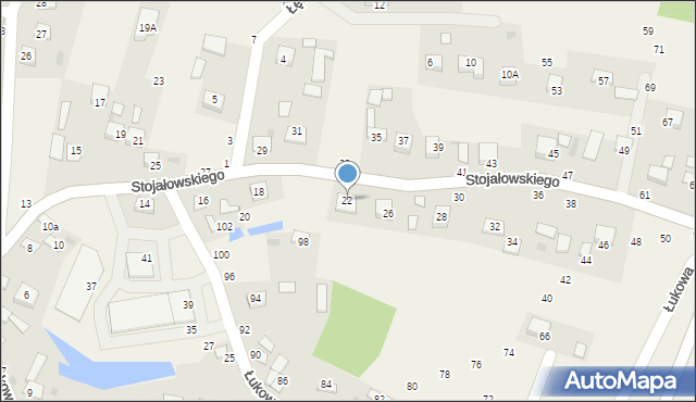 Szczepanów, Stojałowskiego Stanisława, ks., 22, mapa Szczepanów