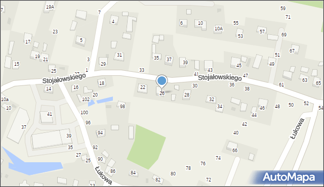 Szczepanów, Stojałowskiego Stanisława, ks., 26, mapa Szczepanów