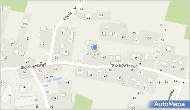 Szczepanów, Stojałowskiego Stanisława, ks., 37, mapa Szczepanów