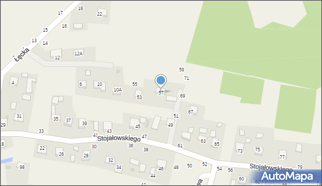 Szczepanów, Stojałowskiego Stanisława, ks., 57, mapa Szczepanów