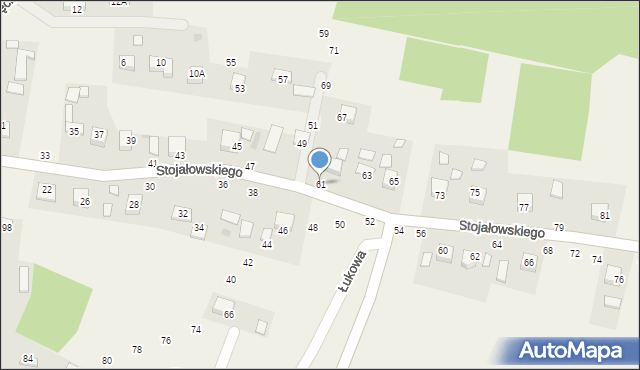 Szczepanów, Stojałowskiego Stanisława, ks., 61, mapa Szczepanów