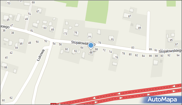 Szczepanów, Stojałowskiego Stanisława, ks., 66, mapa Szczepanów