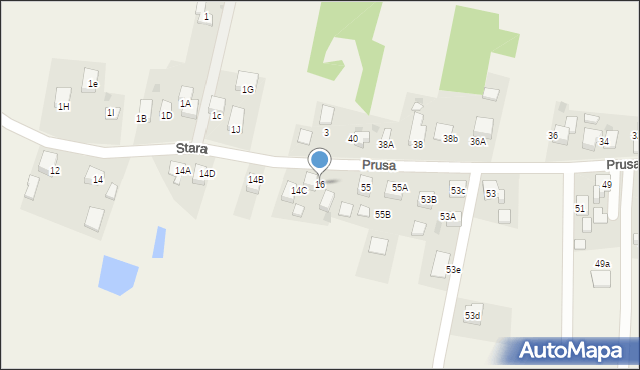 Szczerbice, Stara, 16, mapa Szczerbice