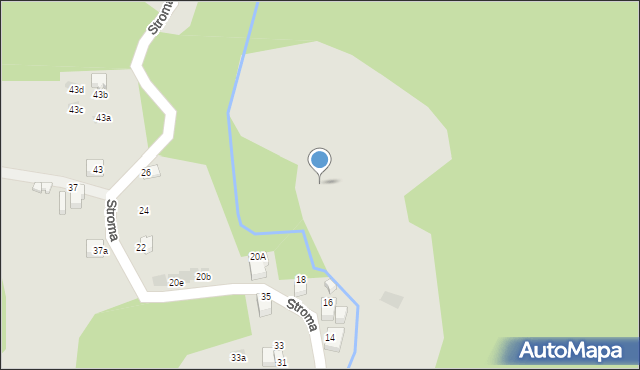 Szczyrk, Stroma, 18a, mapa Szczyrk