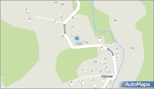 Szczyrk, Stroma, 20f, mapa Szczyrk