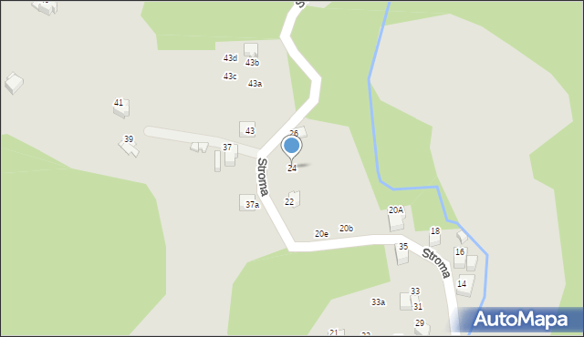 Szczyrk, Stroma, 24, mapa Szczyrk