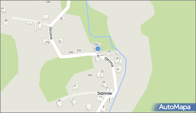 Szczyrk, Stroma, 35, mapa Szczyrk