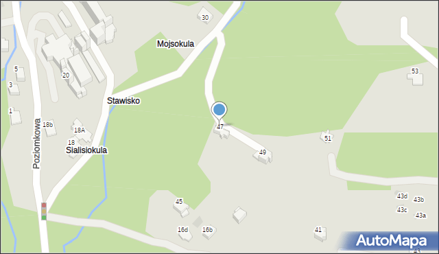 Szczyrk, Stroma, 47, mapa Szczyrk