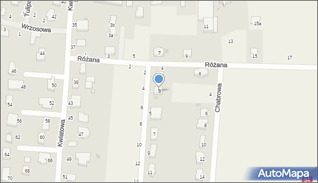 Szczytniki Małe, Storczykowa, 3, mapa Szczytniki Małe