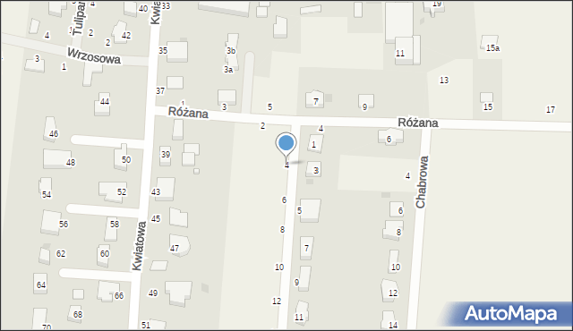 Szczytniki Małe, Storczykowa, 4, mapa Szczytniki Małe