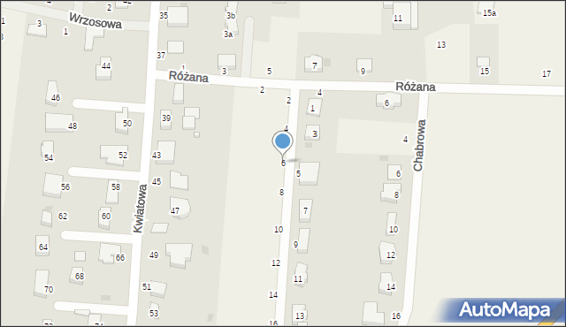 Szczytniki Małe, Storczykowa, 6, mapa Szczytniki Małe