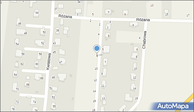 Szczytniki Małe, Storczykowa, 8, mapa Szczytniki Małe