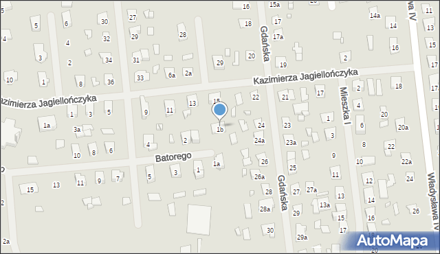 Szczytno, Stefana Batorego, 2b, mapa Szczytno