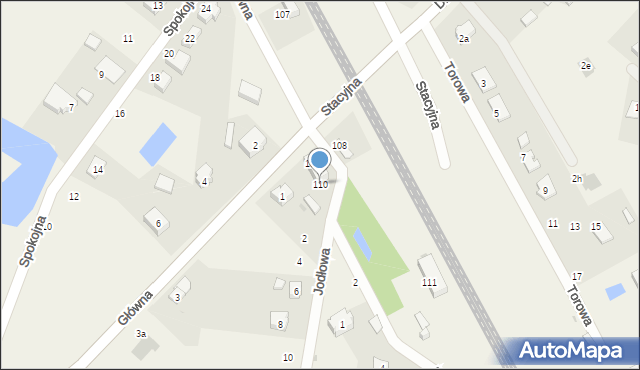 Szewce, Stacyjna, 110, mapa Szewce