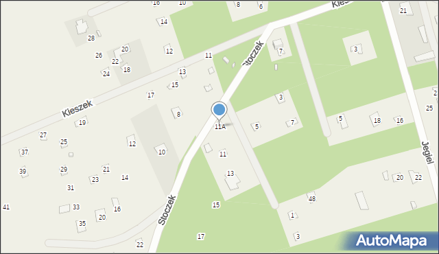 Szumin, Stoczek, 11A, mapa Szumin