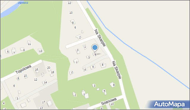 Szumin, Strumykowa, 5, mapa Szumin