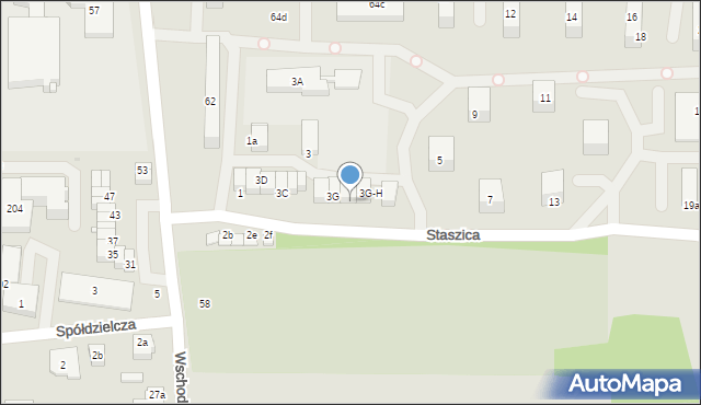 Szydłowiec, Staszica Stanisława, 3h, mapa Szydłowiec