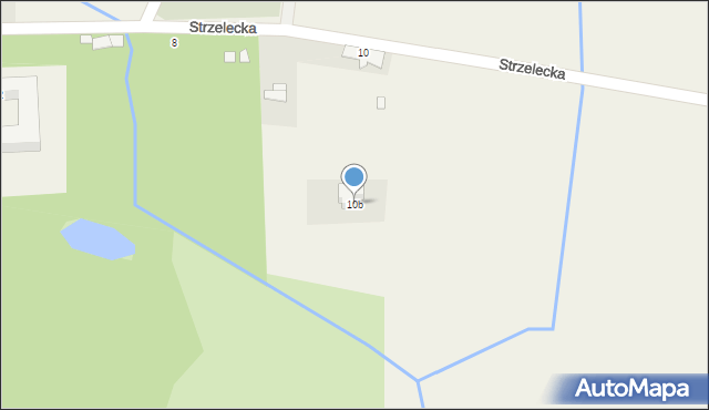 Szymiszów, Strzelecka, 10b, mapa Szymiszów