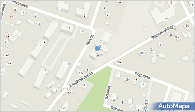 Tarczyn, Stępkowskiego Juliana, 15, mapa Tarczyn