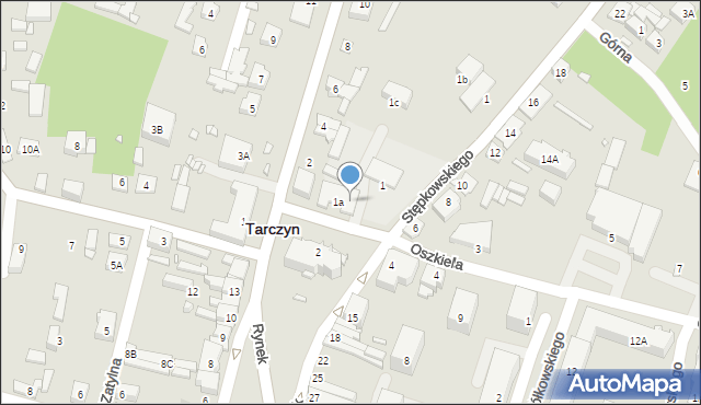 Tarczyn, Stępkowskiego Juliana, 1A, mapa Tarczyn